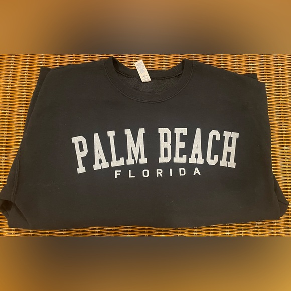 ⭐️3/$15⭐️Palm Beach Florida crew sweatshirt medium - Picture 2 of 4